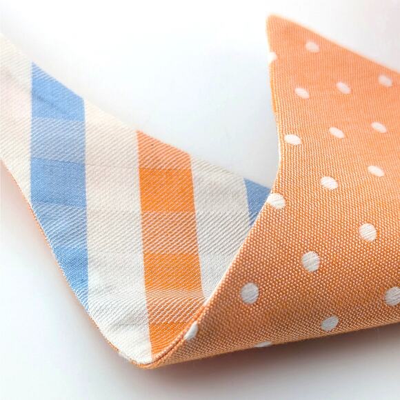 Izod Bow Tie Plaid Polka Dot Reversible Adjustable Preppy Summer Wedding Pastel - Picture 2 of 10